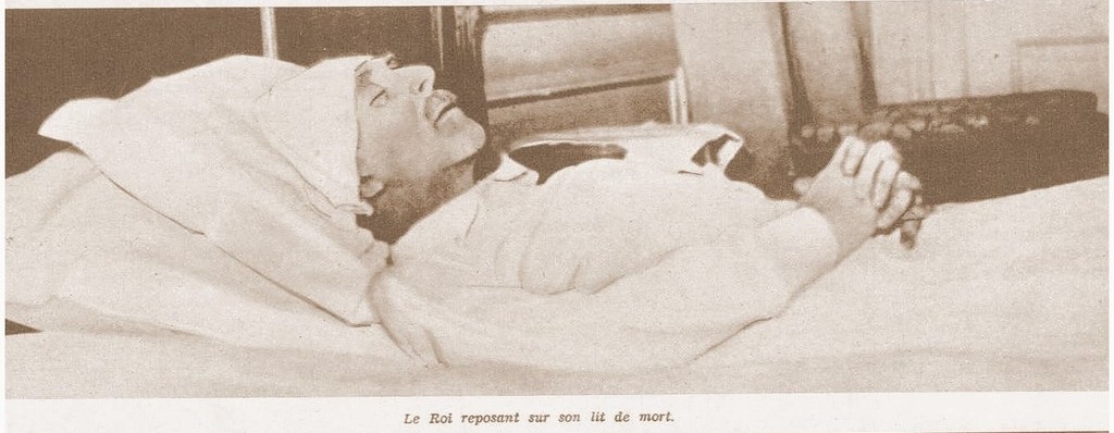 Albert on his deathbed