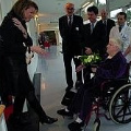 Crown Princess Mathilde meets hospital patients