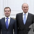 President Medvedev and King Juan Carlos