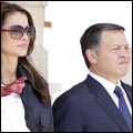 King Abdullah and Queen Rania at the air show