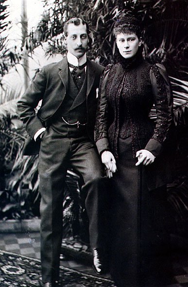 Clarence Duke of & May of Teck.jpg